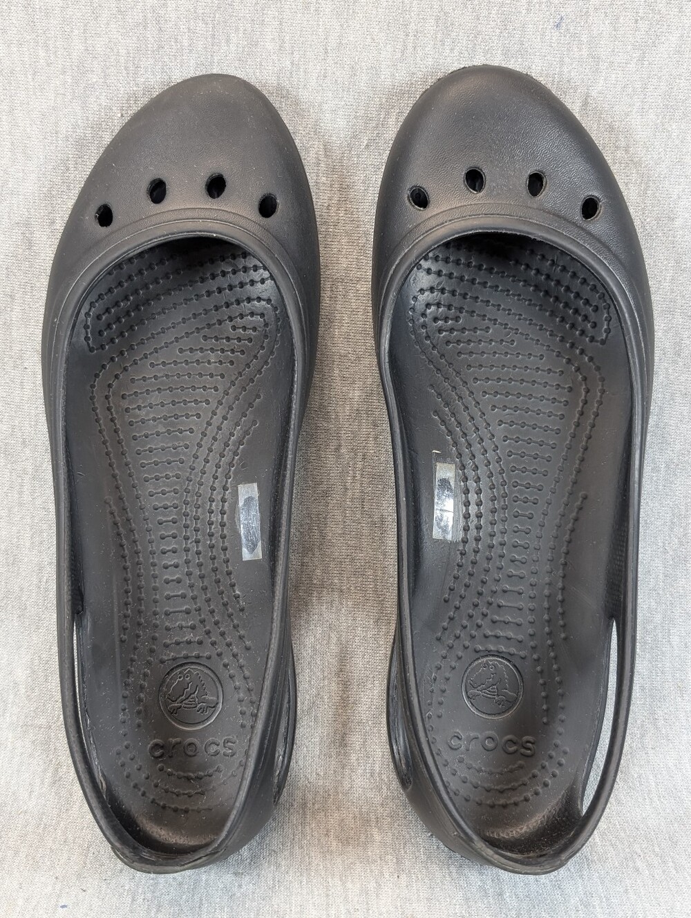 Crocs Kadee Ballet Flats Sandals Women's 8 Black